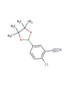 Astatech 2-CHLORO-5-(4,4,5,5-TETRAMETHYL-1,3,2-DIOXABOROLAN-2-YL)BENZONITRILE; 0.25G; Purity 95%; MDL-MFCD18730485